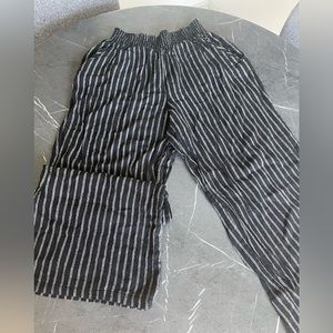 🌷3 for $10🌷Linen Look Striped Wide Leg Pants